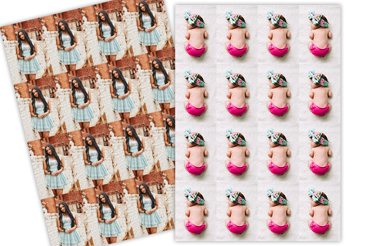 16 Mini Wallets, UnCut